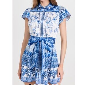 Alice + Olivia blue dress